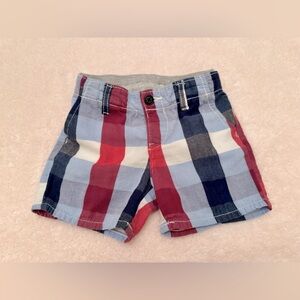 Gap Boys’ Red, White, and Blue Pull Up Shorts, size 18-24 months